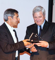 Jean Sorel riceve il Premio alla Carriera